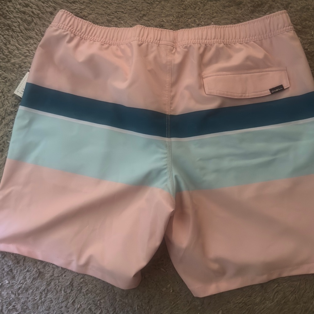 Men’s new O’Neill size XL draw string above the knee 17” swim shorts drawstring - Picture 4 of 6
